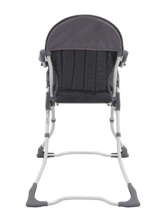 vidaXL Foldable Baby Highchair Gray