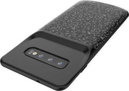 Battery Pack Umschlag Rückseite Kunststoff Schwarz (Galaxy S10+)