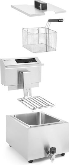 Hendi Electric Fryer 3.5kW Capacity 8lt 30x51.5x34.5cm