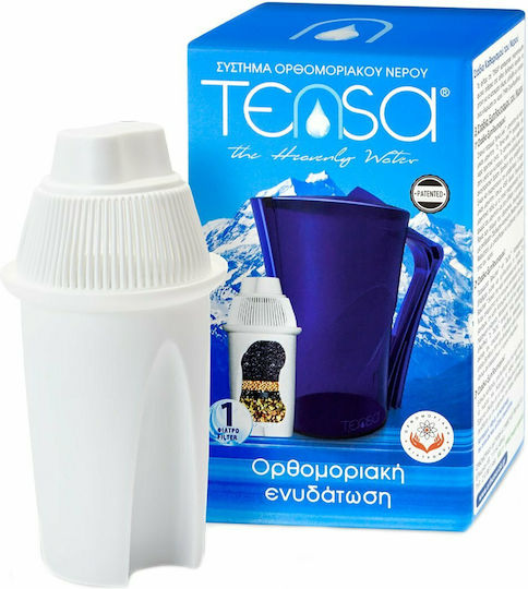 Tensa Water Filter Replacement for Pitcher made of Activated Carbon Carafe Cartridge