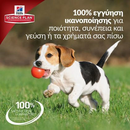 Hill's Science Plan Puppy <1 Medium 14kg Dry Food Gluten-Free for Medium Breed Puppies with Chicken