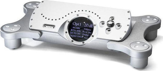Chord Electronics Dave Silver Schreibtisch Digital Kopfhörerverstärker Einkanalig mit DAC, USB und Jack 6.3mm