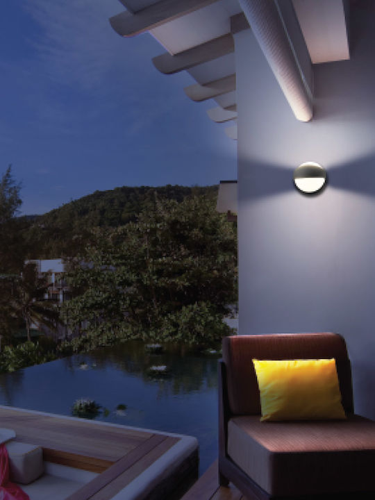 Sun Light Στεγανή Πλαφονιέρα LED 12.5W 20.3x18εκ. Sun Light Στεγανή Πλαφονιέρα LED 12.5W 20.3x18εκ.