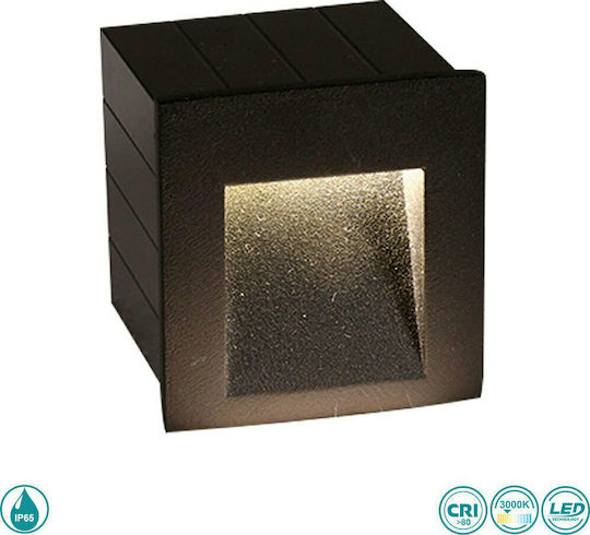 Sun Light Wall-Mounted Outdoor Ceiling Light LED IP65 3W 6.5x7εκ.