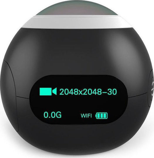 SJCAM SJ360 Action Camera 2K Λήψης 360° και Wi-Fi Μαύρη