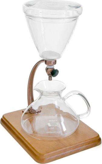 Yama Glass cd-8 Pour Over Set Γυάλινο Διάφανο 170x210x300mm