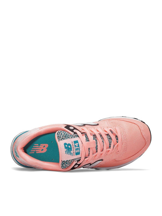574 Damen Sneakers Rosa