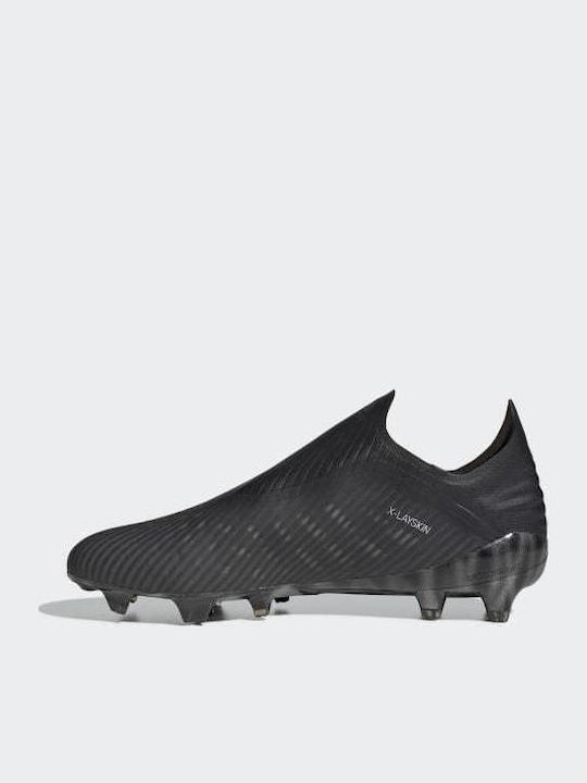 adidas X 19+ Fußballschuhe mit Stollen Core Black / Silver Metallic