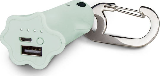 BuQu Ghost Power Bank 2500mAh mit USB-A Anschluss Weiß