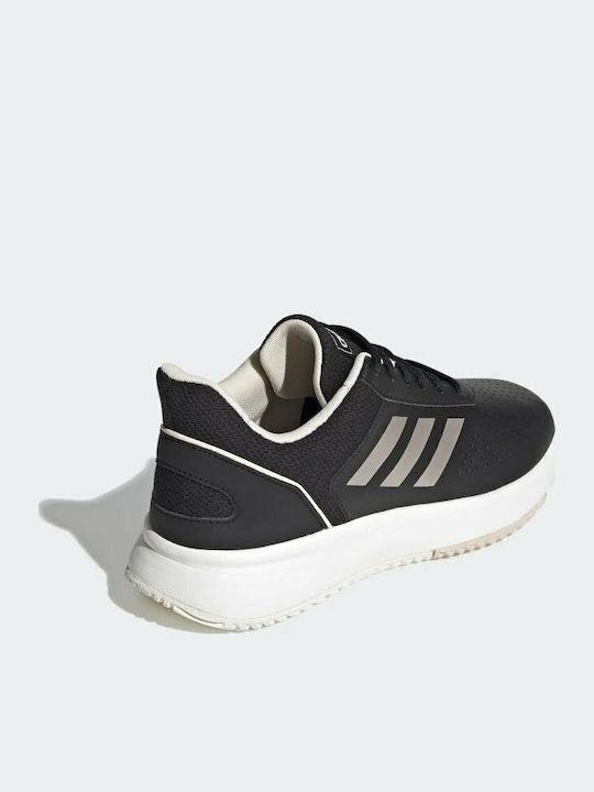adidas Core Linear Courtsmash Women's Tennis Shoes for All Courts Core Black / Platinum Metallic / Linen