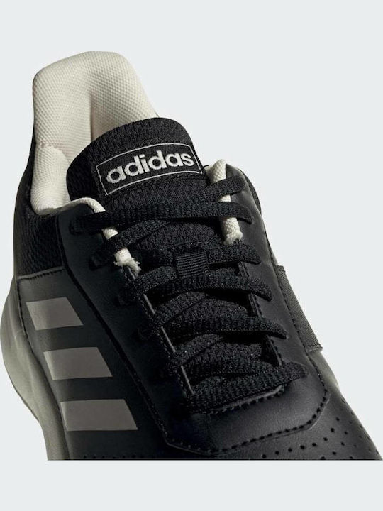 adidas Core Linear Courtsmash Women's Tennis Shoes for All Courts Core Black / Platinum Metallic / Linen