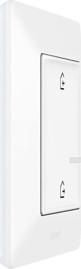 Legrand Valena Life Wall-mounted Electrical Wall Switch Commands Single with White Frame