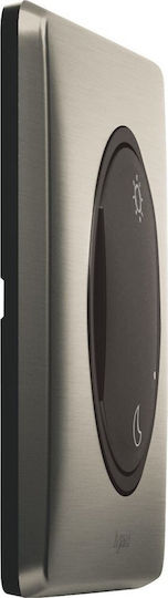 Legrand Celiane 06488 Wall-mounted Basic Wall Switch Single with Graphite Frame