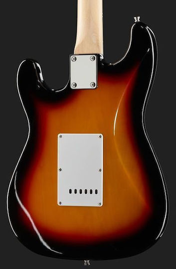 Harley Benton ST-20HSS Electric Guitar Stratocaster with HSS Pickup Configuration 3-Tone Sunburst