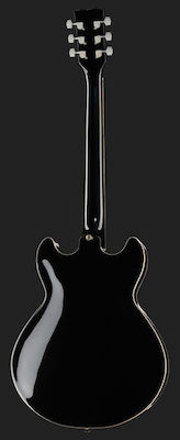 Harley Benton Ηλεκτρική Κιθάρα HB-35 με HH Διάταξη Μαγνητών Ταστιέρα Rosewood σε Χρώμα Black