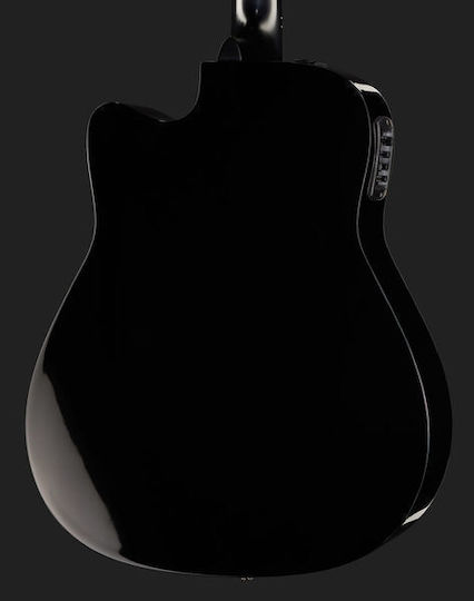 Yamaha Полуакустичен Китара FGX-800C Отрязана Черно