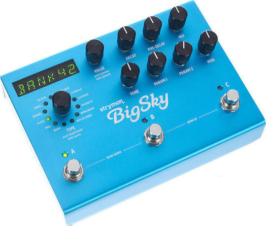 Strymon Big Sky Πετάλι Effect Reverb Ηλεκτρικής Κιθάρας, Ηλεκτρικού Μπάσου και Ηλεκτροακουστικών Οργάνων