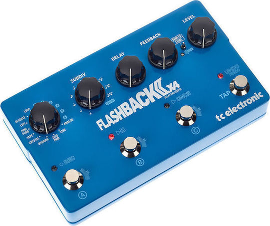TC Electronic Flashback x4 Педал Ефект Забавяне / Looper Електрическа китара, Електрически бас и Електроакустични инструменти