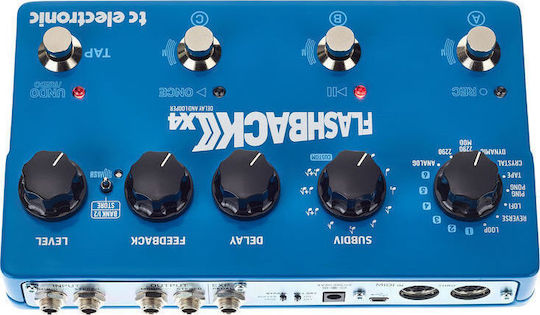 TC Electronic Flashback x4 Педал Ефект Забавяне / Looper Електрическа китара, Електрически бас и Електроакустични инструменти