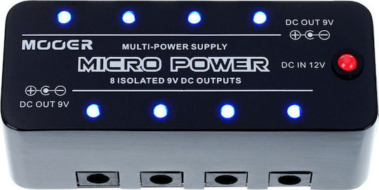 Mooer Micro Power 8 Захранващи устройства за педали Stompbox Електрическа китара