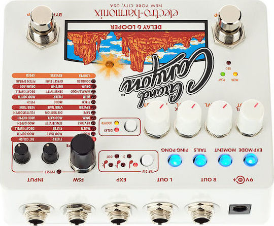 Electro-Harmonix Grand Canyon Педал Ефект Looper Електрическа китара и Електрически бас
