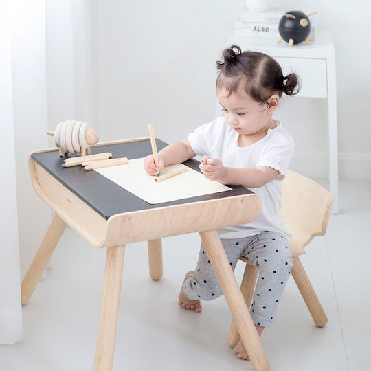 Детско Бюро Черен Plan Toys