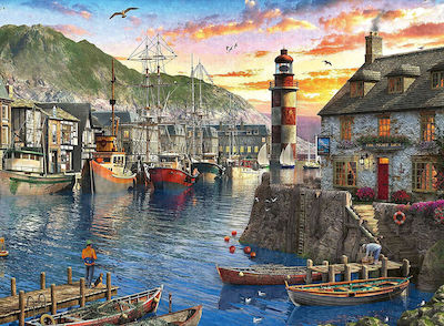 Sunrise at the Port Puzzle 2D 500 Pieces