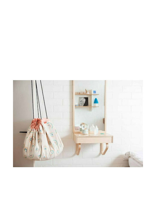 Play&go Saltea de Joacă pentru Copii din Țesătură Rainbow Alb 40cm 1buc