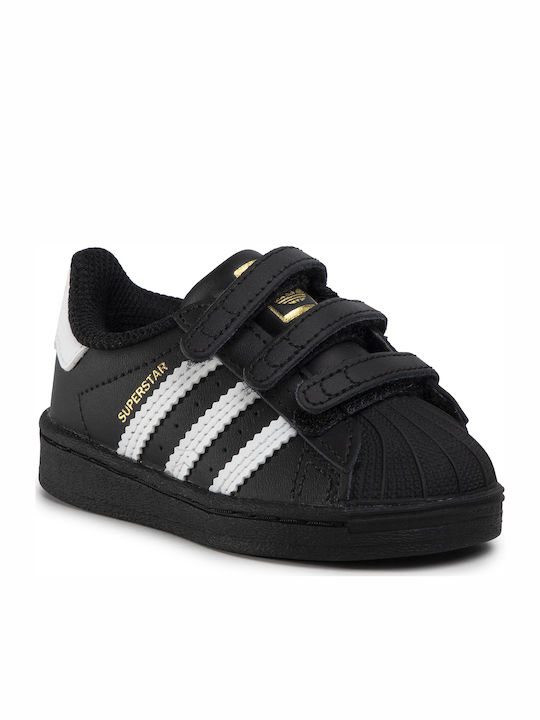 Adidas Παιδικά Sneakers Superstar με Σκρατς Core Black / Cloud White / Core Black