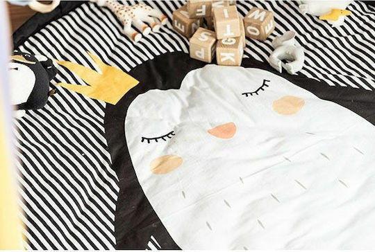 Play&go Penguin Детски Килими Черен 120x120см Play&go Penguin Детски Килими Черен 120x120см