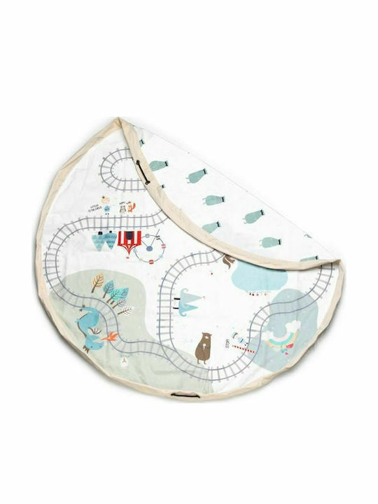 Play&go Trainmap Aktivitätsmatte Weiß 140x140cm