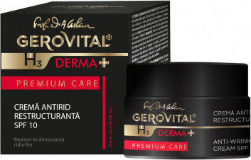 Gerovital H3 Derma+ Premium Care Cream Face Day with SPF10 50ml