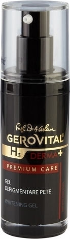 Gerovital H3 Derma+ Premium Care Gel de Față de Zi pentru Pete Pigmentare și Albire cu Vitamina C 30ml