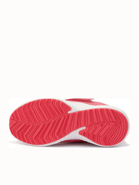 Fortarun X Kids Sports Shoes Running Slip-On Glow Pink / Cloud White / Shock Red