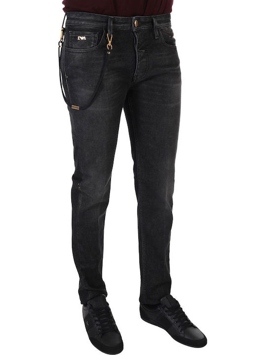 Emporio Armani Men's Denim Pants in Slim Fit Blue