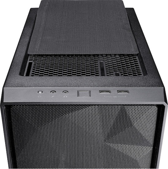 Fractal Design Meshify C Tempered Glass Gaming Midi Tower Κουτί Υπολογιστή με Πλαϊνό Παράθυρο Μαύρο
