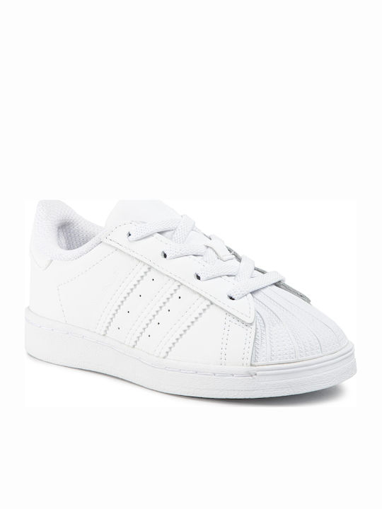 Adidas Παιδικά Sneakers Superstar El 1 Cloud White / Cloud White / Cloud White