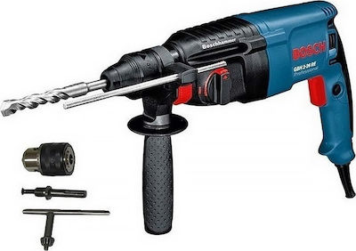 Bosch GBH 2-26 Professional Hammer Rotary Powered 830W Κασετίνα & Πανί μηχανής