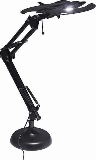 Paladone Kinder Schreibtischlampe Batman Batwing Poseable Schwarz 60εκ.