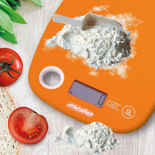 Mesko MS 3159 Digital Kitchen Scale Up To 5kg Orange