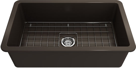 Bocchi 1362 1362-551 Unterbau Spüle Porzellan B81xT48cm Brown Matt