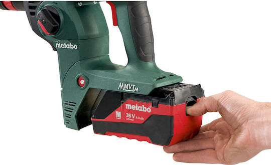 Metabo KHA 36 LTX Impact Demolition Hammer Battery Brushless 36V 2x5.2Ah with Chuck SDS Plus / Quick 600795650