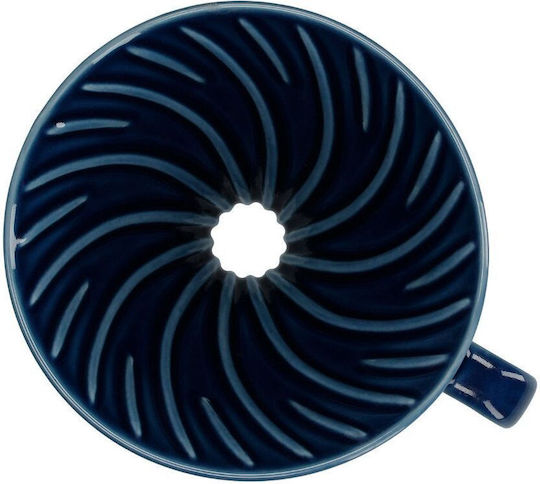 Hario V60 02 Picurător de cafea Ceramică Albastru 140x120x102mm