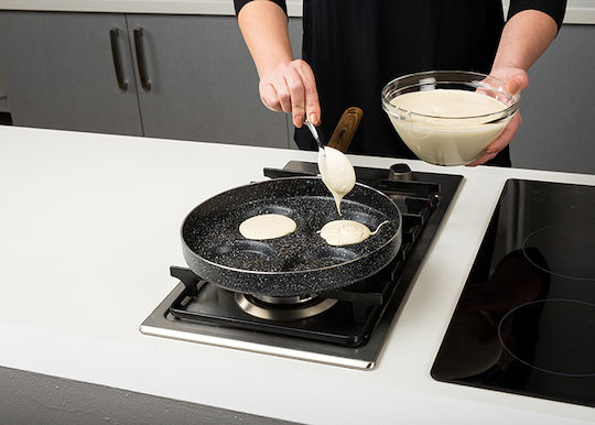 Nava Nature Pancake Τηγάνι για Pancakes από Αλουμίνιο με Επίστρωση από Πέτρα 26cm