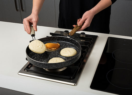 Nava Nature Pancake Τηγάνι για Pancakes από Αλουμίνιο με Επίστρωση από Πέτρα 26cm