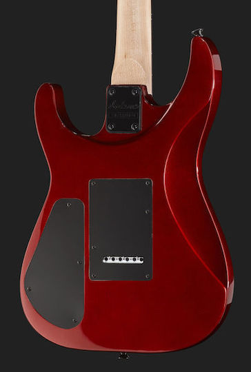 Jackson JS12 Dinky Metallic Elektrische Gitarre Stratocaster mit HH Tonabnehmerkonfiguration Rot