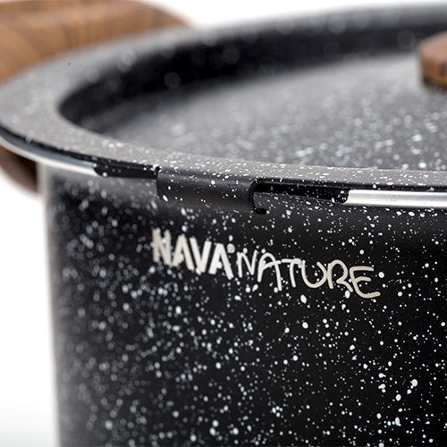 Nava Nature Tiefer Topf aus Aluminium 4.5Es / 22cm