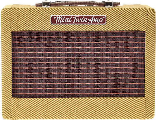 Fender Mini '57 Twin Mini Verstärker für E-Gitarre 2 x 2" 1W Beige