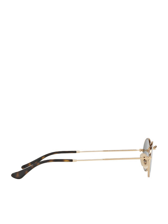 Ray Ban Unisex Sonnenbrille mit Gold Metall Gestell und Grün Linse RB3547N 001