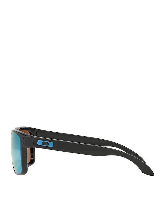 Oakley Holbrook Men's Sunglasses with Black Plastic Frame and Blue Polarized Mirror Lens OO9102-C1